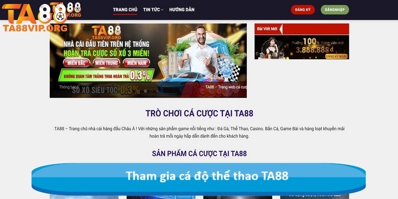 Tham gia cá độ thể thao TA88